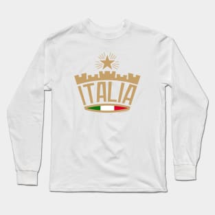 Italia Corona Long Sleeve T-Shirt